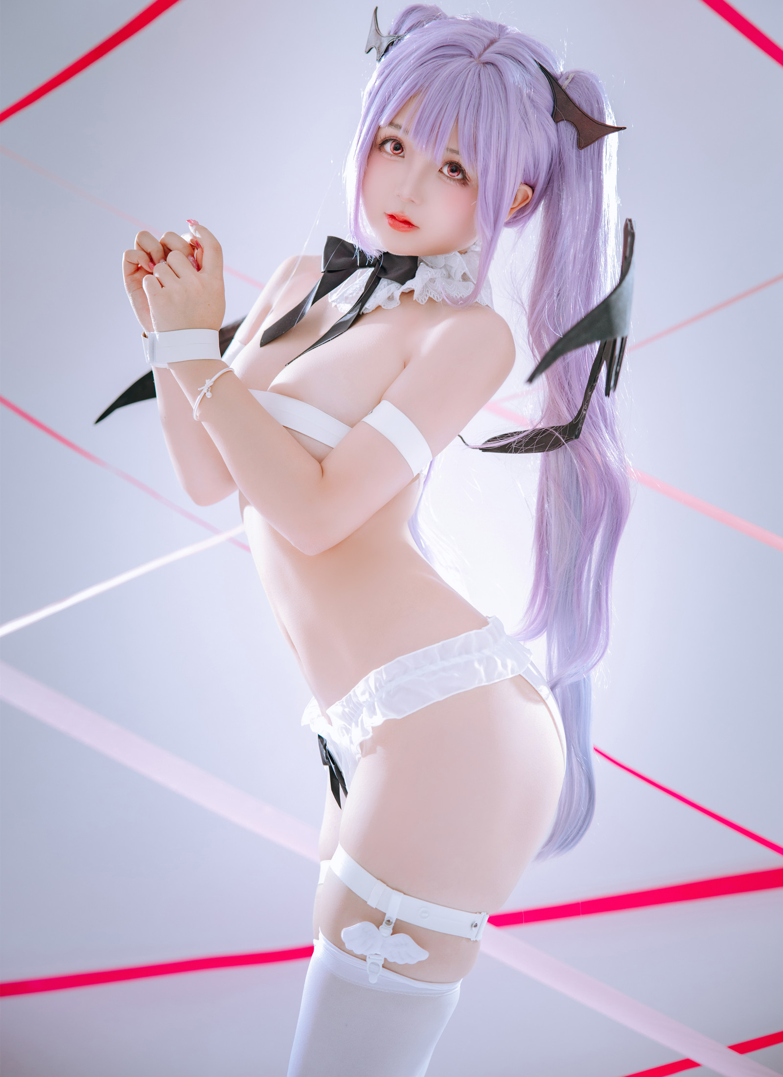 日奈娇美女动漫博主性感Cosplay写真伊芙夏娃|柠檬皮美女写真