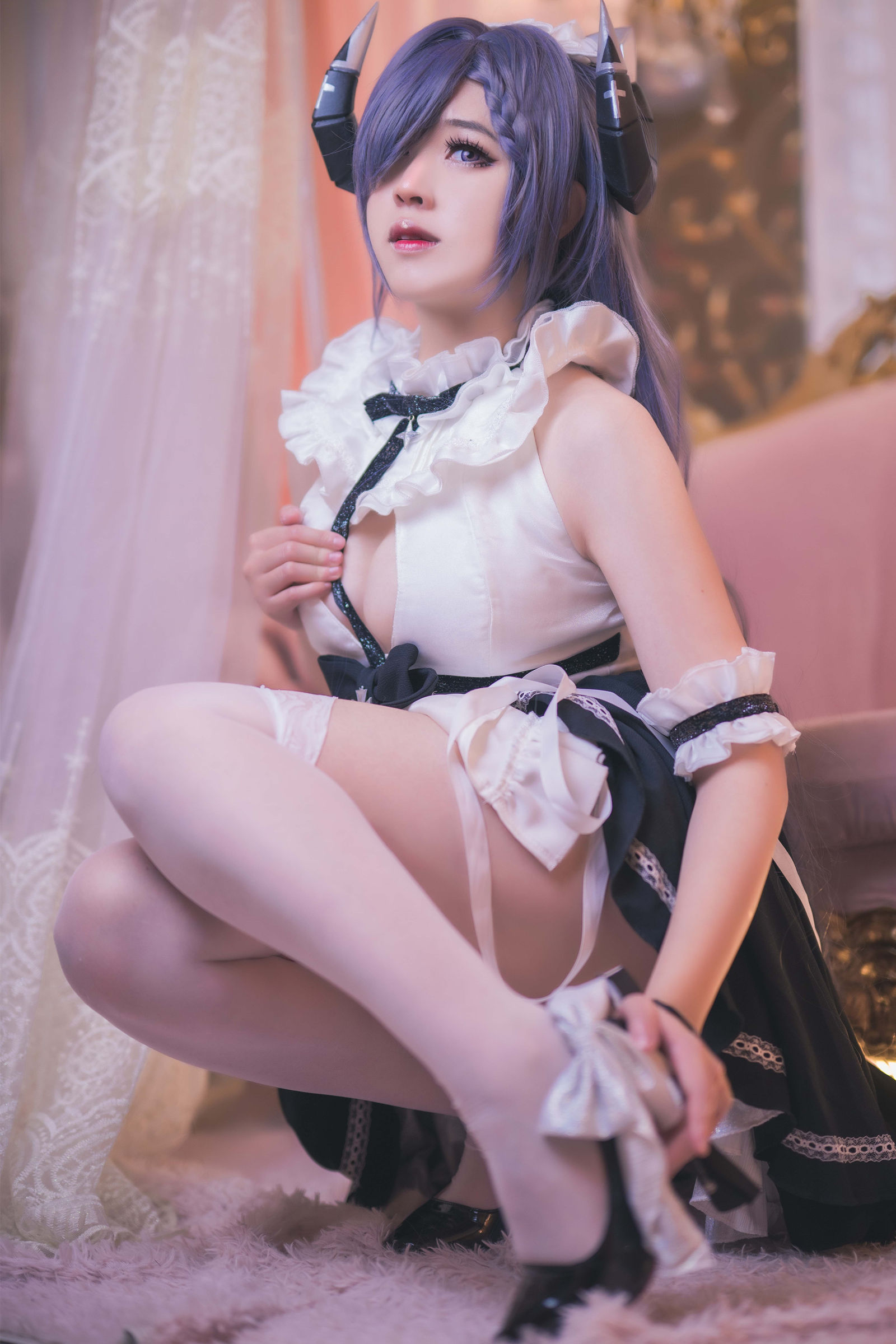 Hatori Sama美女动漫博主性感Cosplay写真 August von Parseval (Azur Lane)|柠檬皮美女写真