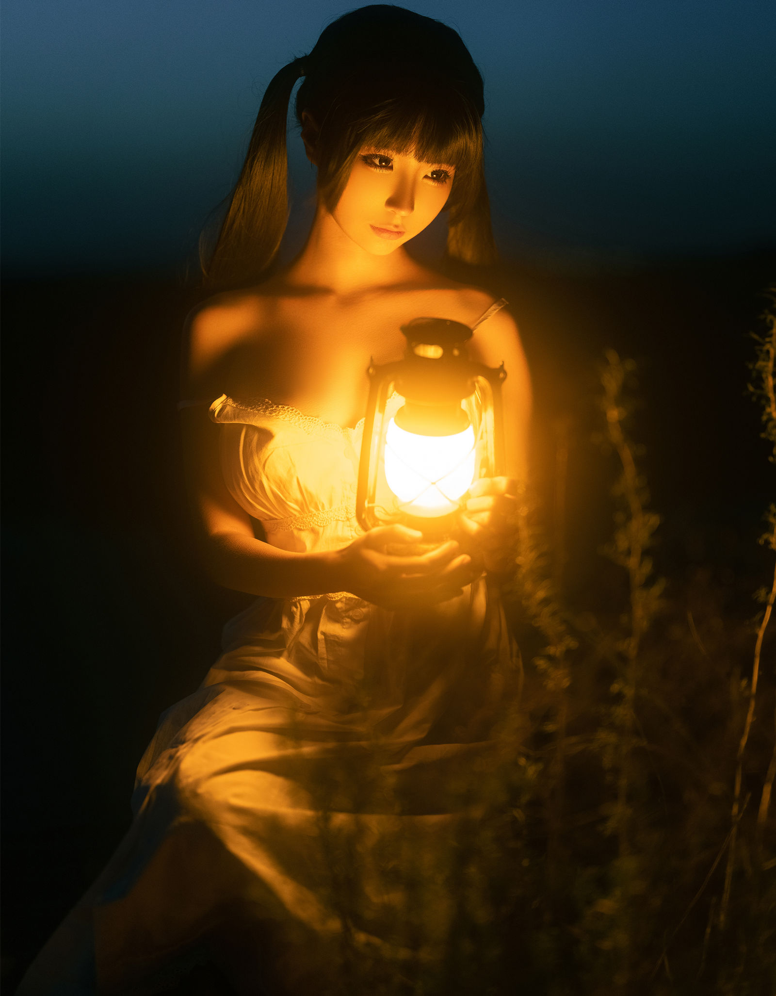 蠢沫沫美女动漫博主性感Cosplay写真海岸渔灯|柠檬皮美女写真