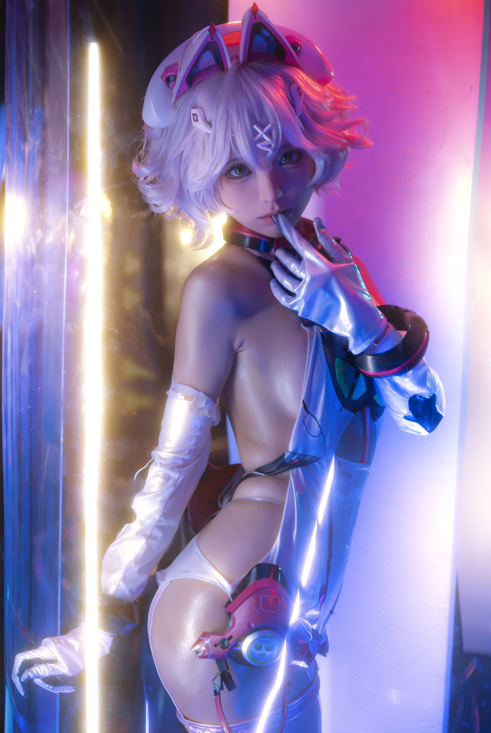 蠢沫沫美女动漫博主性感Cosplay写真绯猁|柠檬皮美女写真