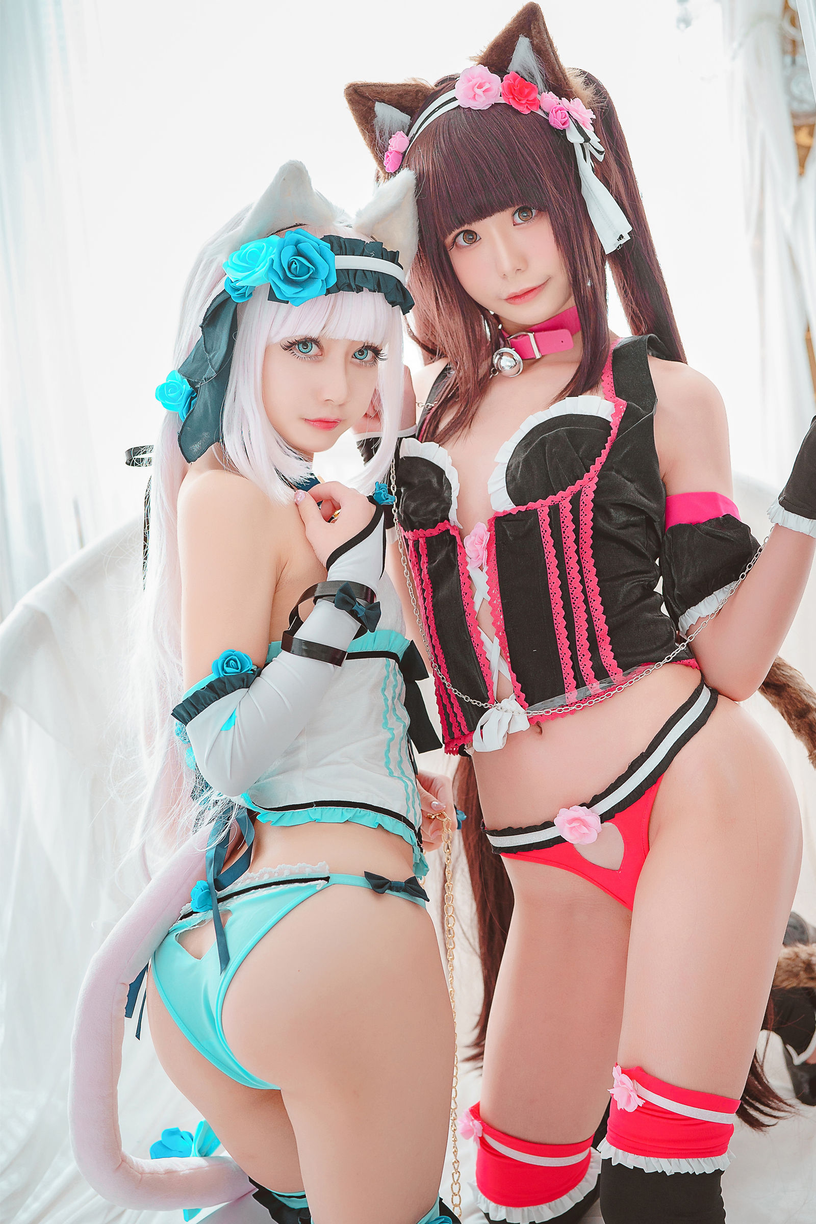 沖田凜花Rinka&牛牛Niu美女动漫博主性感Cosplay写真ネコぱら|柠檬皮美女写真